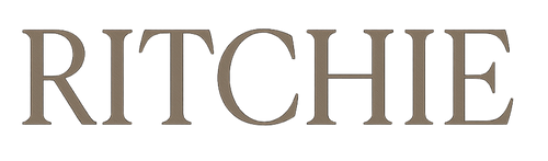 The word 'RITCHIE' in a stylized font on a white background